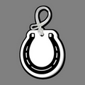 Facing Up Horseshoe - Luggage Tag